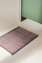 Dei Doormat - Blue & Terracotta & Beige