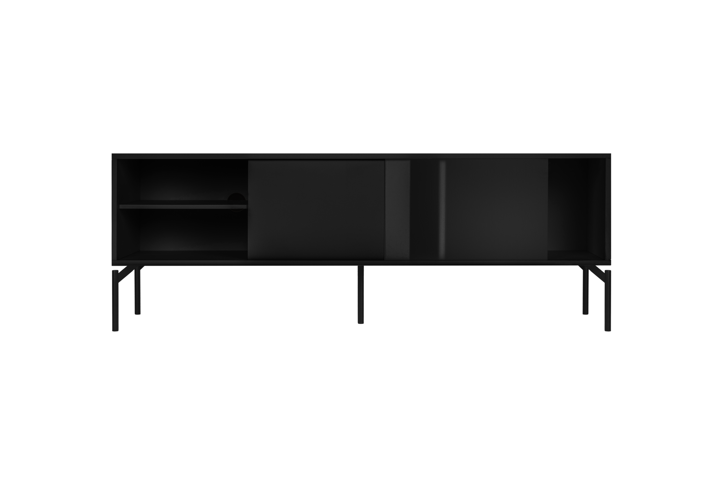Met TV Unit - Large - Vulcano Black