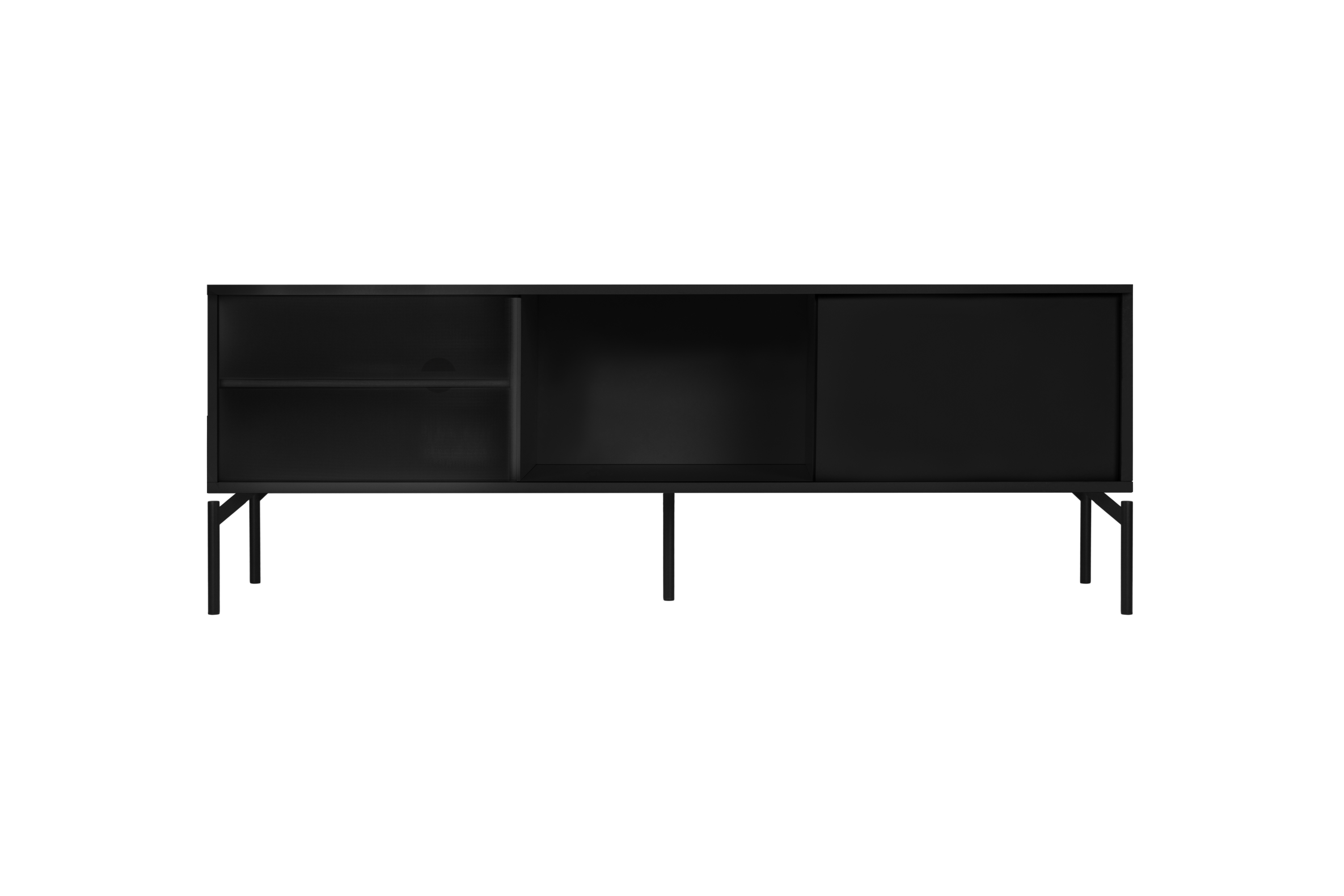 Met TV Unit - Large - Vulcano Black