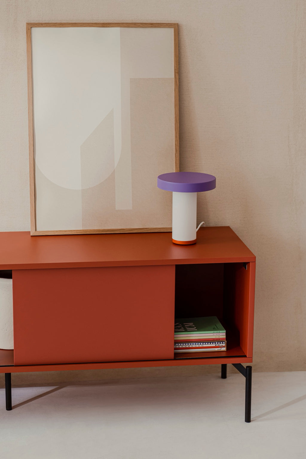 Meuble Tv Met - Grand - Terracotta Blush