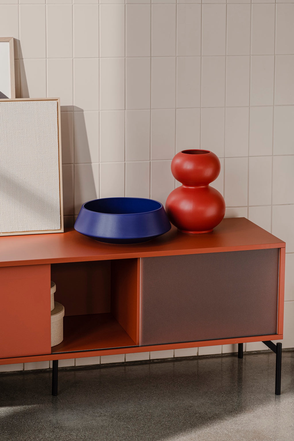 Meuble Tv Met - Grand - Terracotta Blush