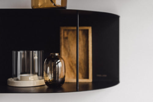 Étagère Lina - Longue - Noir Volcanique