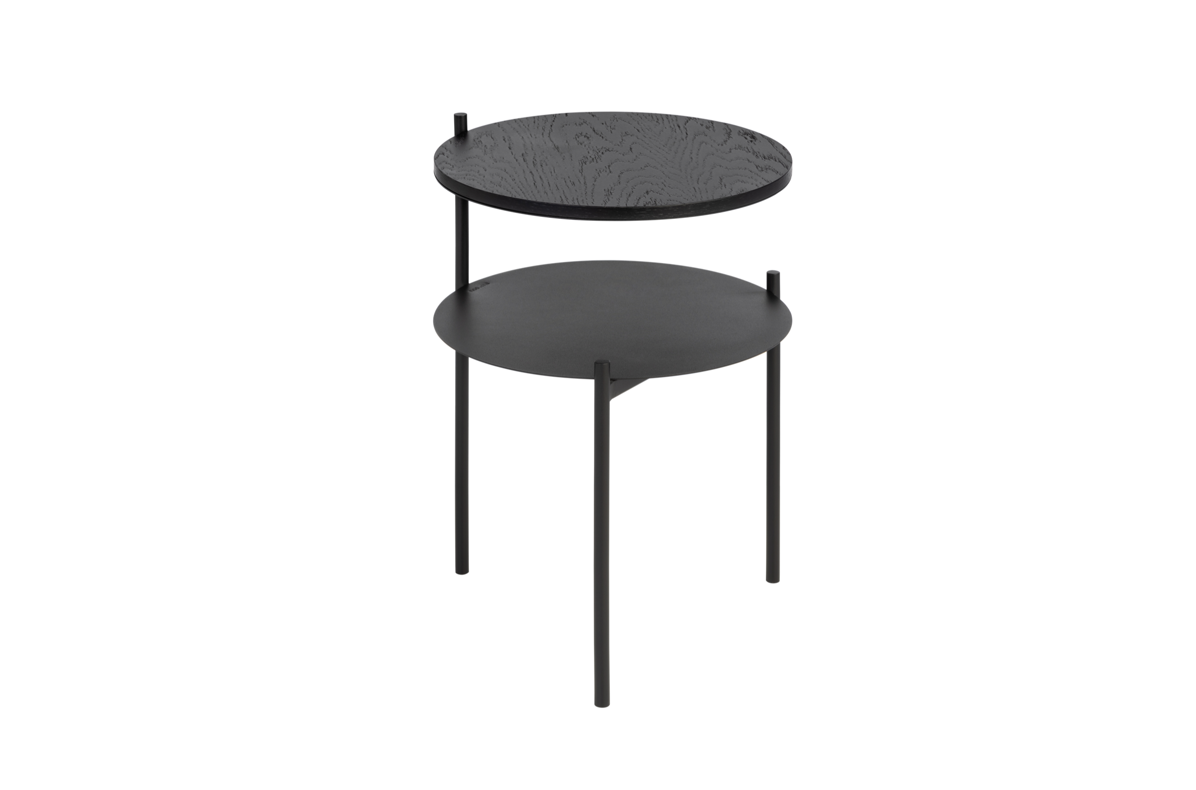 Bedside Table OS -Black Oak