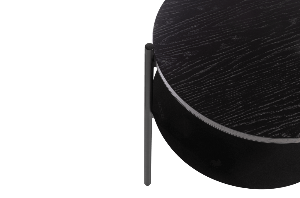 Bedside Table OS -Black Oak