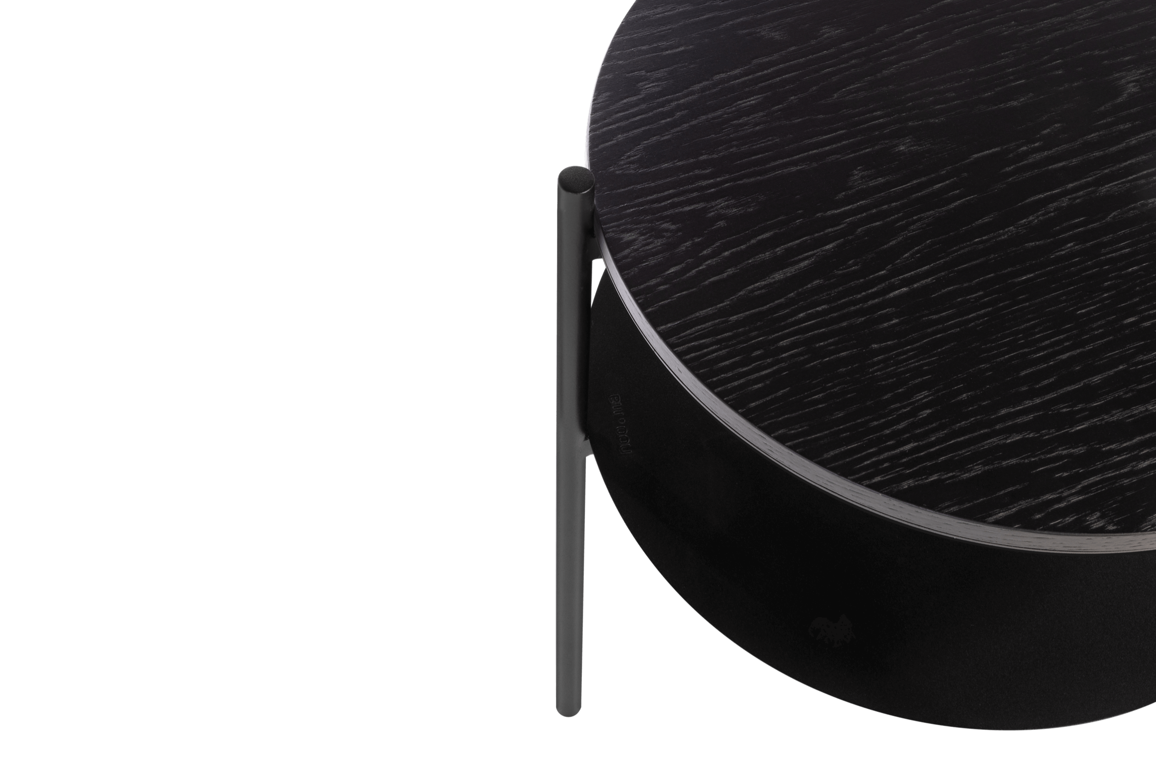 Bedside Table OS -Black Oak