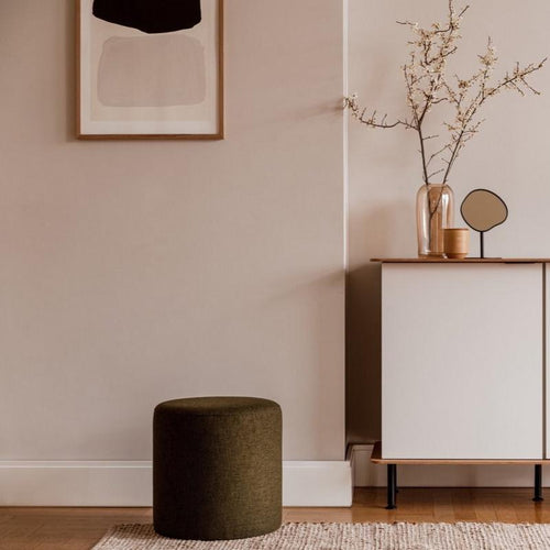 Pouf Folk - Grand - Olives Italiennes