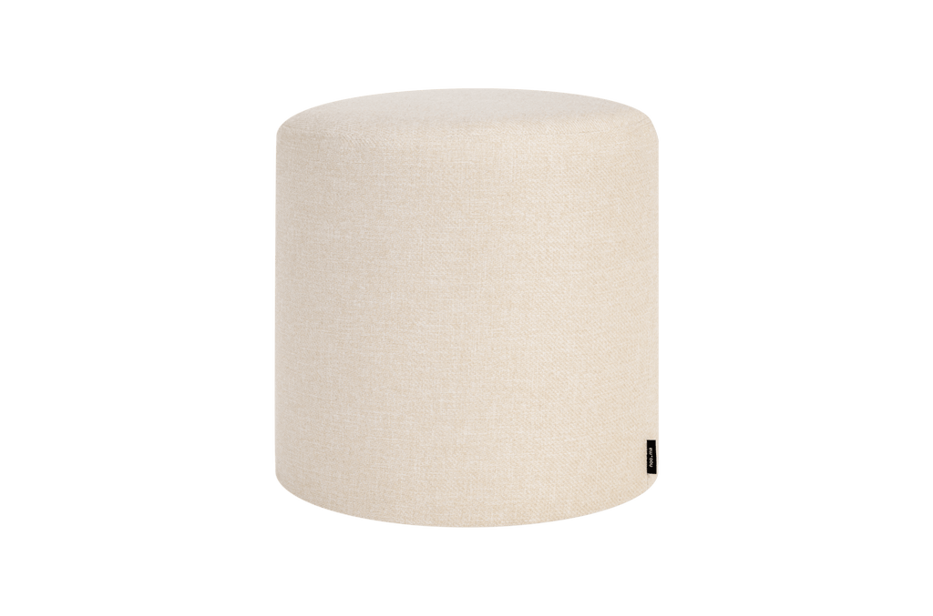 Folk - Pouffe - Polyester - Cream Beige