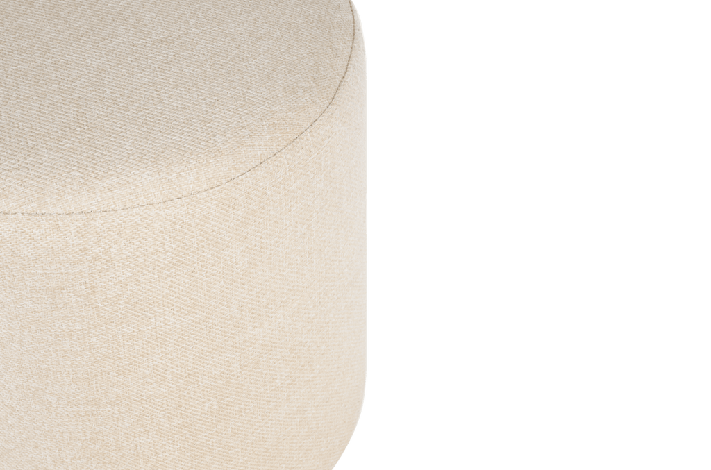 Folk - Pouffe - Polyester - Cream Beige