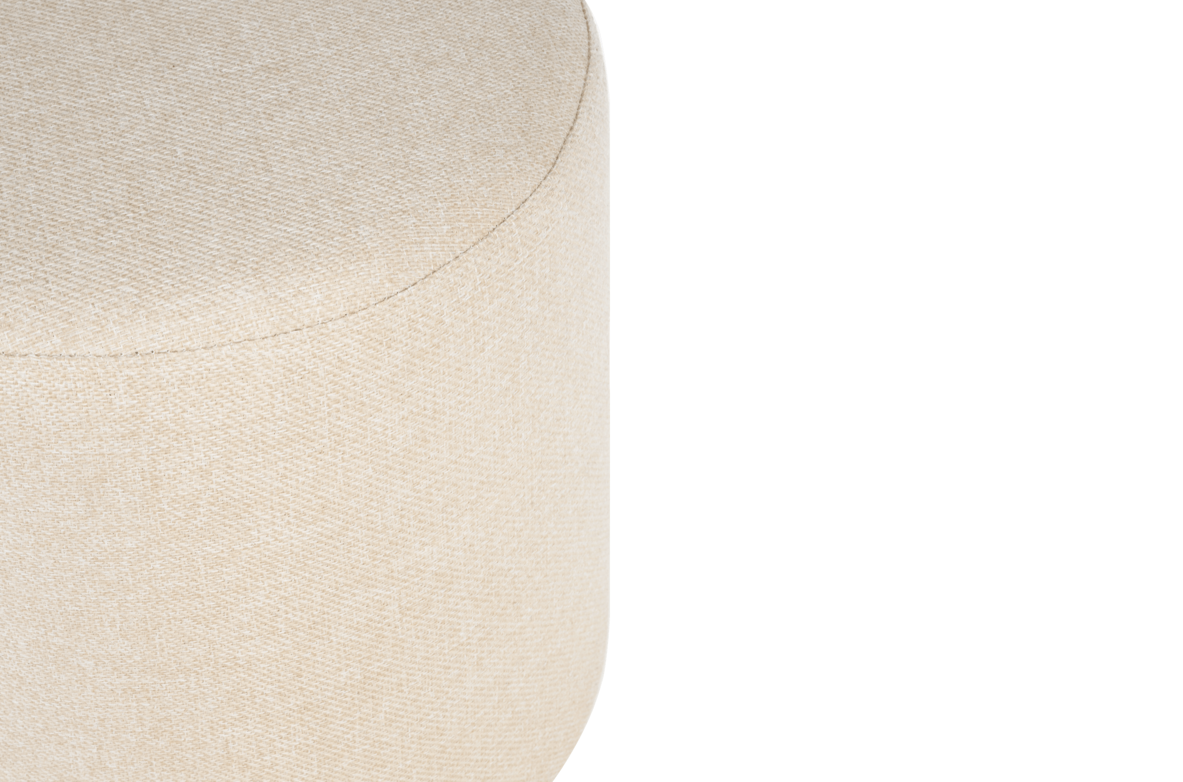 Folk - Pouffe - Polyester - Cream Beige