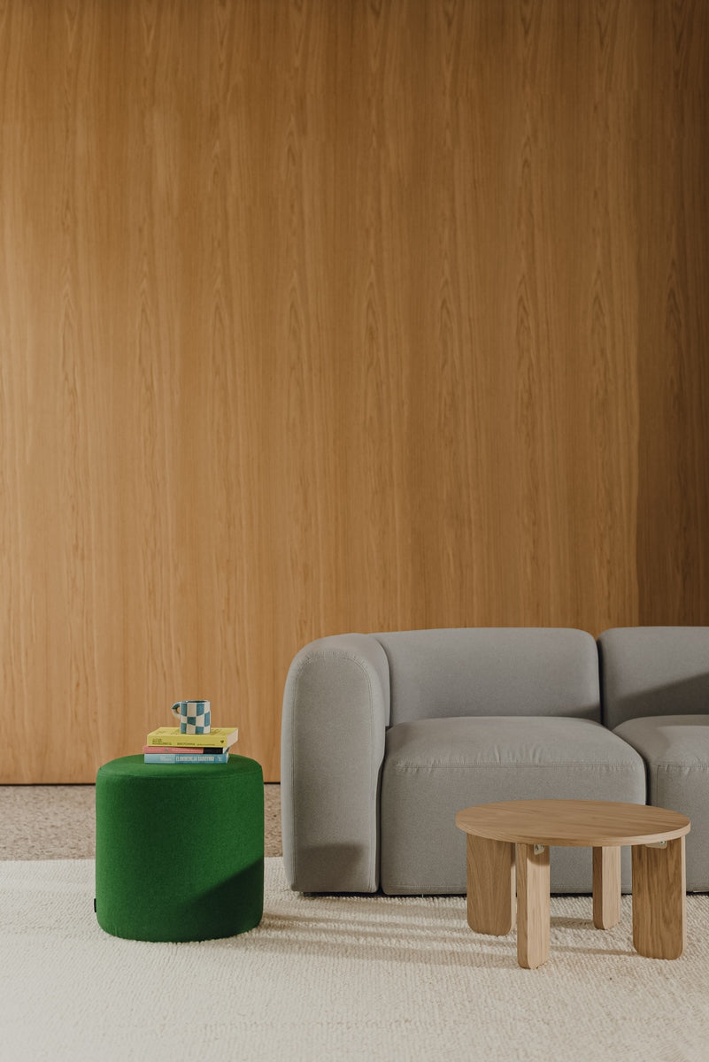 Folk Pouf - Large - Moss Green