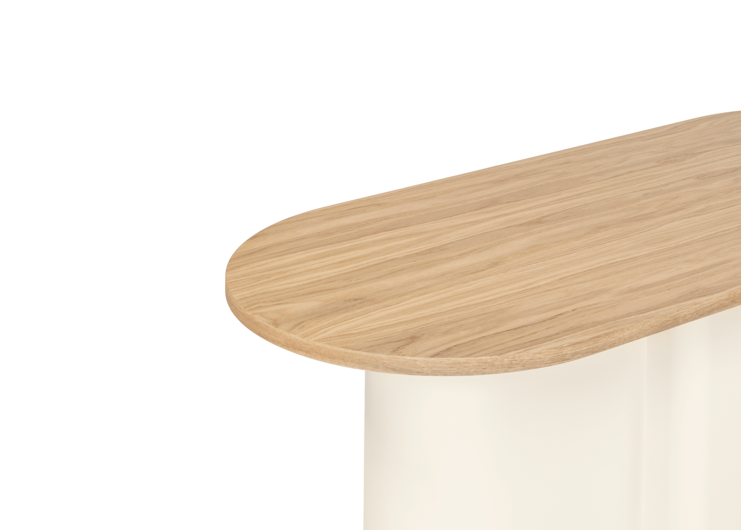 Looi Coffee Table - Piazza Beige & Oak Top