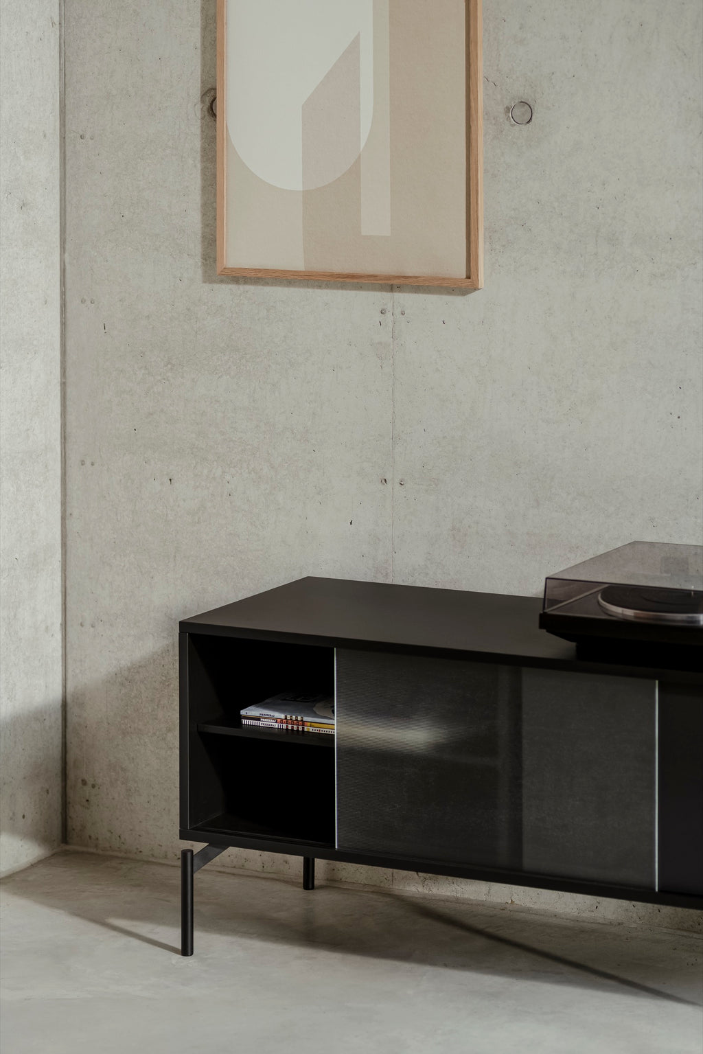 Met TV Unit - Small - Vulcano Black