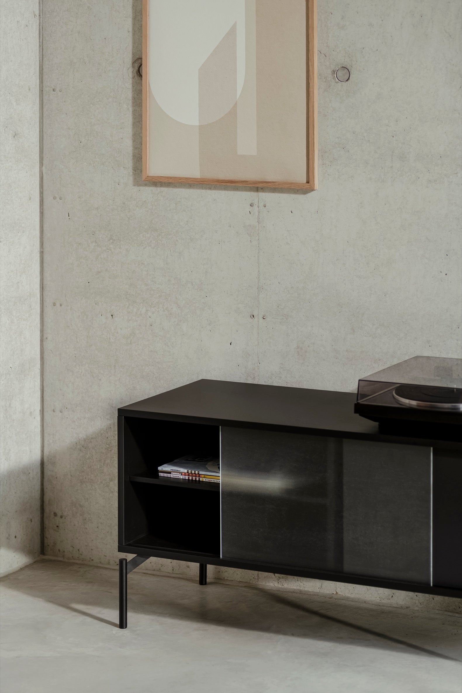 Met TV Unit - Small - Vulcano Black