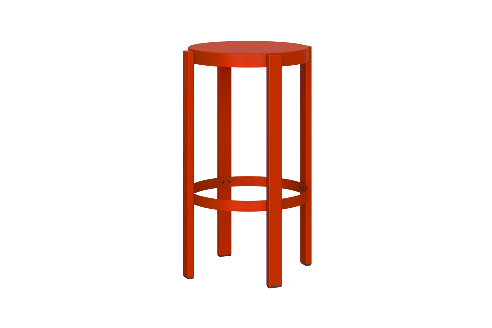Tabouret Doon - Moyen - Tomato Red
