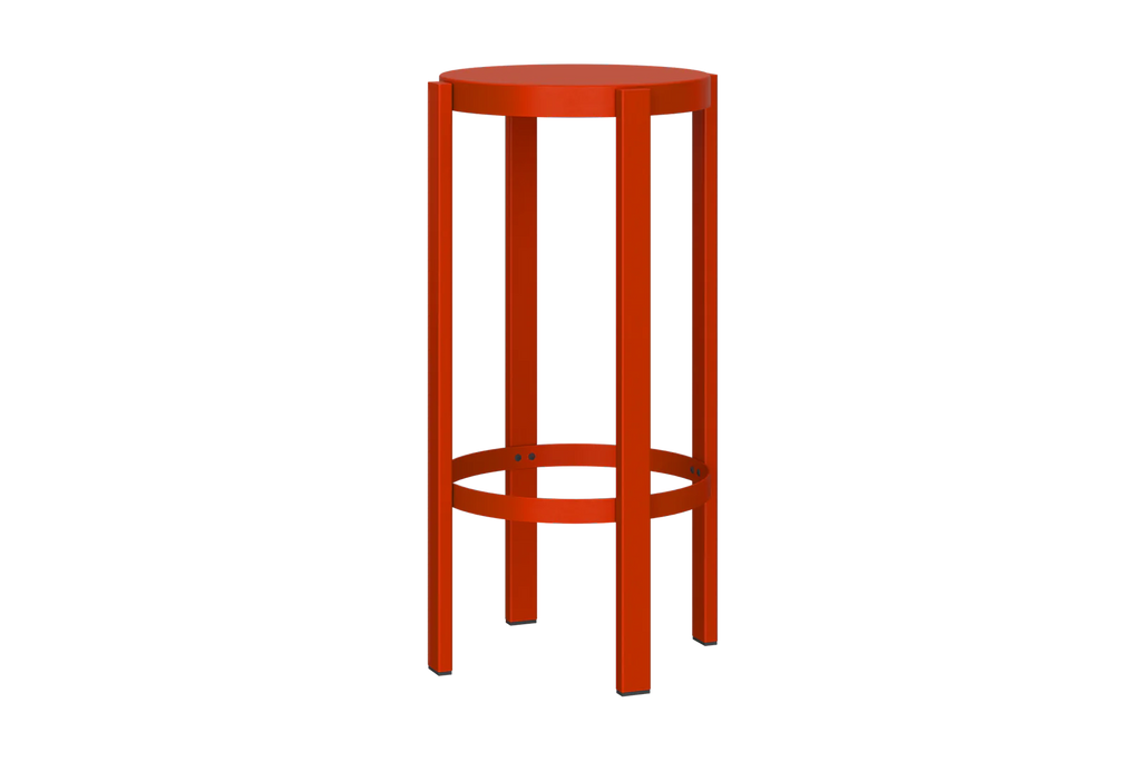 Tabouret Doon - Grand - Tomato Red
