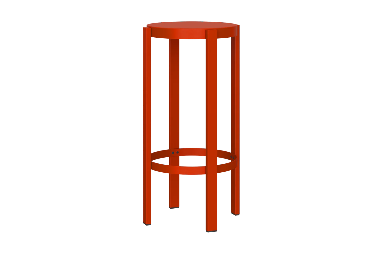 Tabouret Doon - Grand - Tomato Red