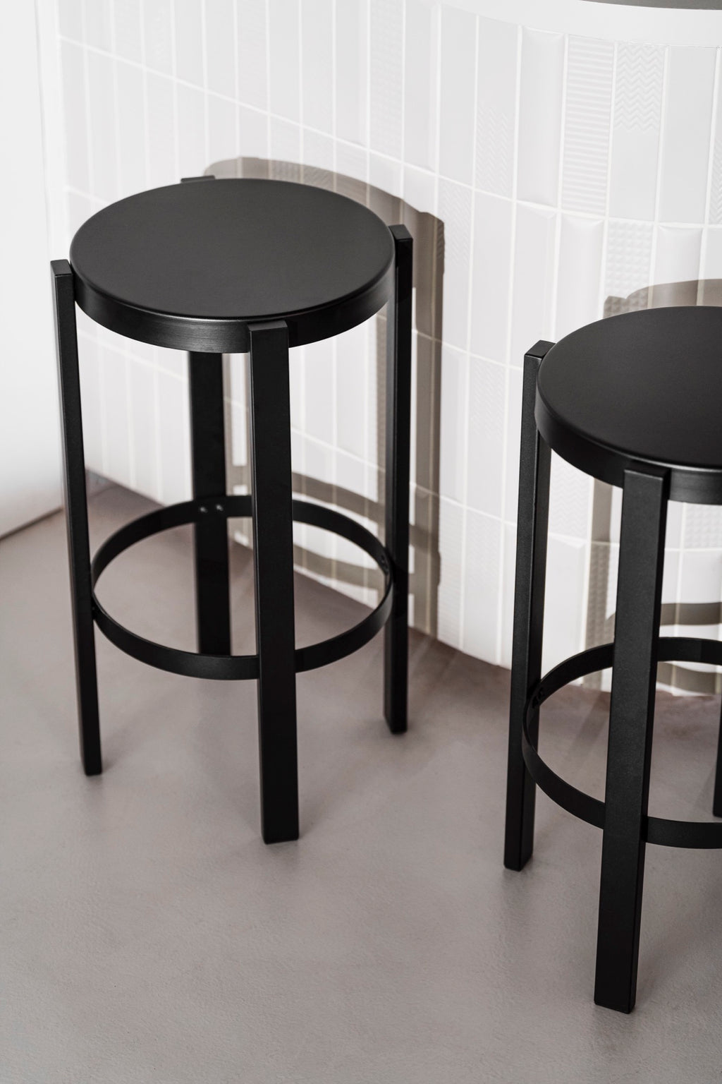 Tabouret Doon - Grand - Vulcano Black