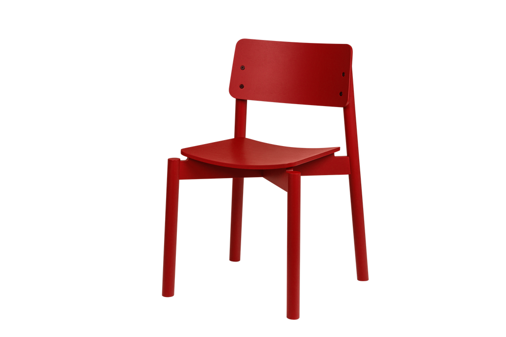 Chaise Wem - Maroon Red