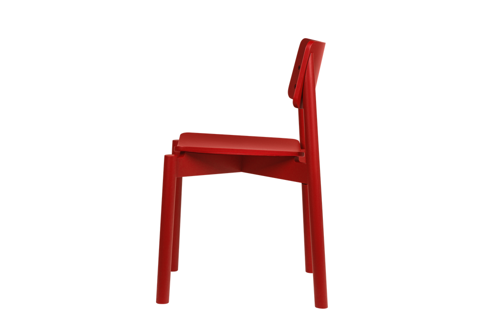 Chaise Wem - Maroon Red