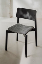 Chaise Wem Rembourrée - Vulcano Black