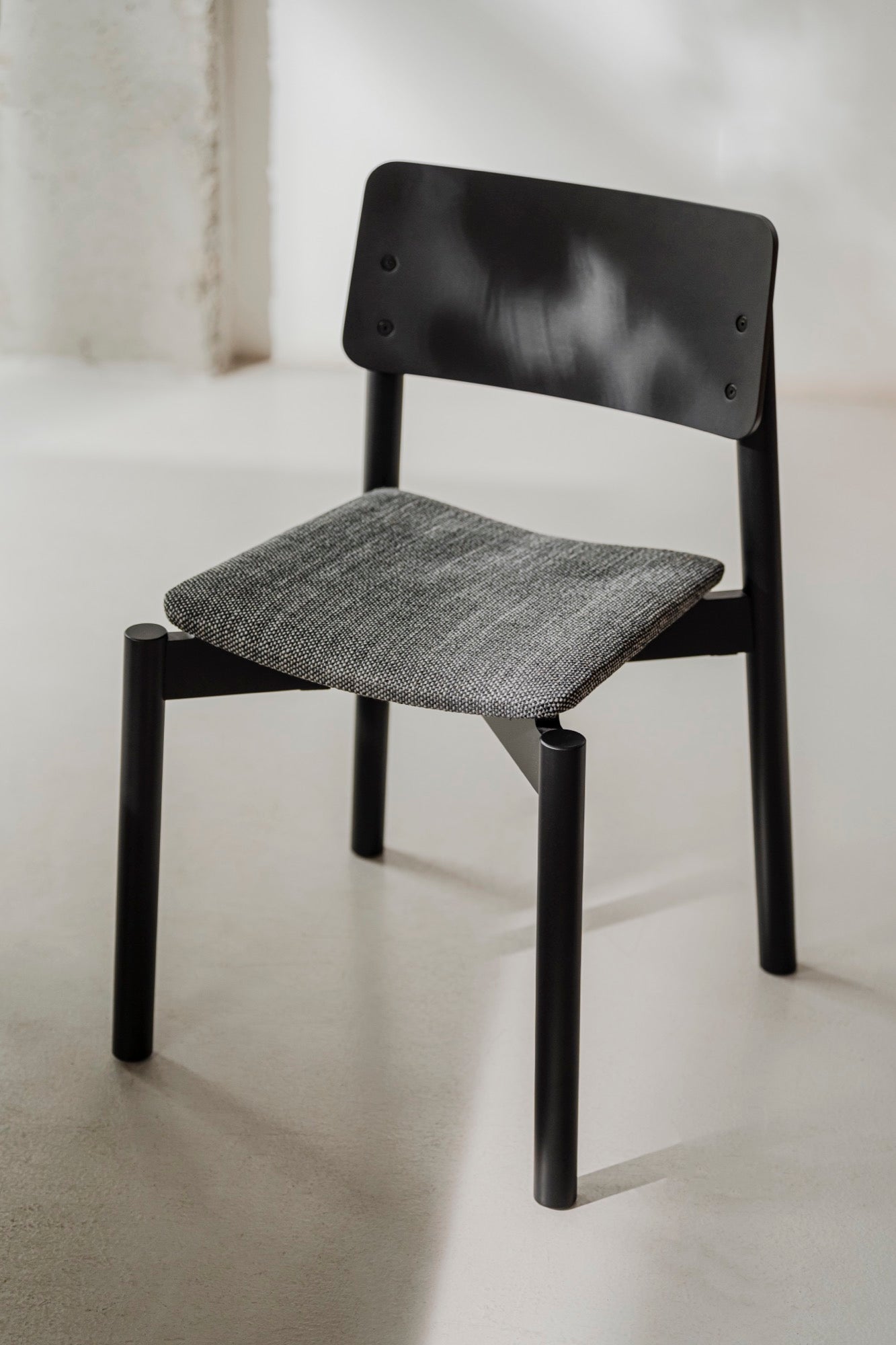 Chaise Wem Rembourrée - Vulcano Black
