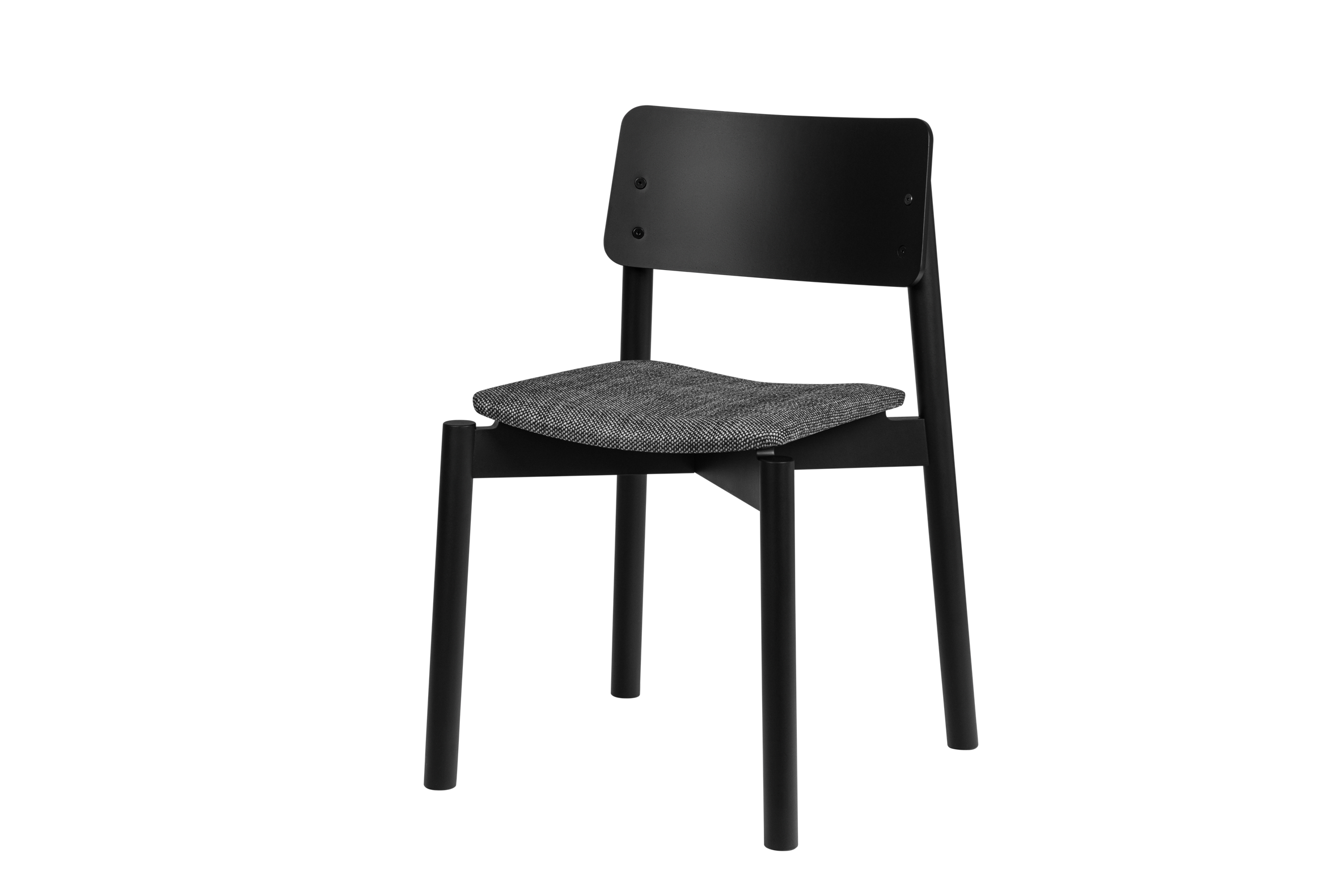 Chaise Wem Rembourrée - Vulcano Black