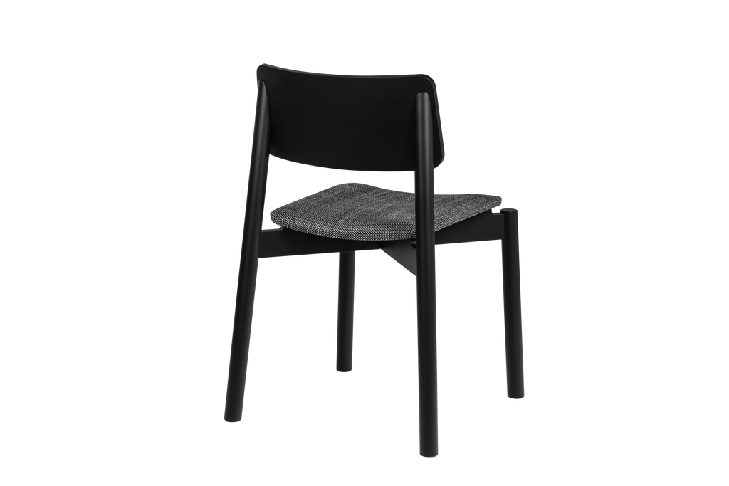 Chaise Wem Rembourrée - Vulcano Black