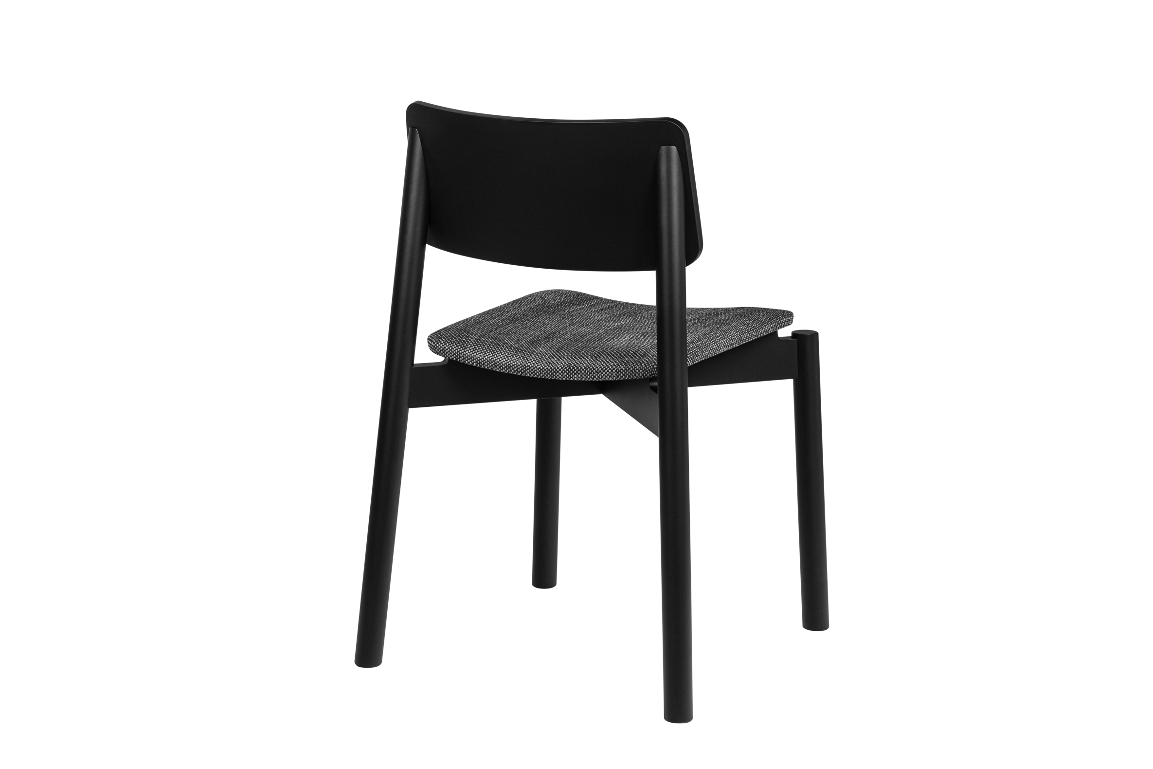 Chaise Wem Rembourrée - Vulcano Black
