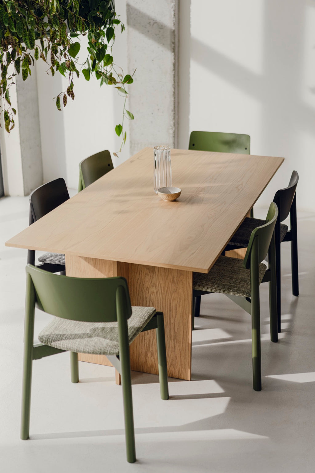 Chaise Wem Rembourrée - Forest Green