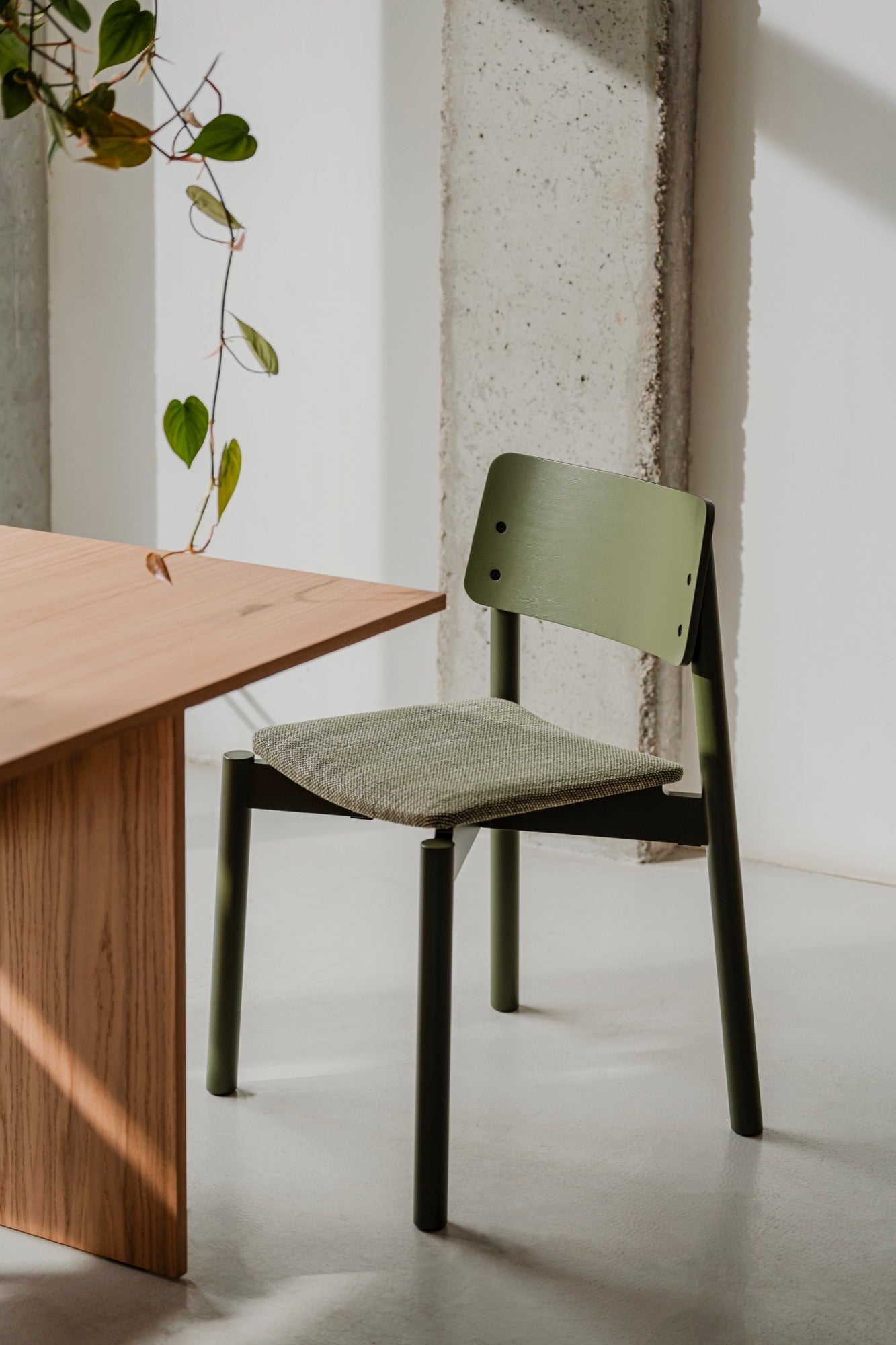 Chaise Wem Rembourrée - Forest Green