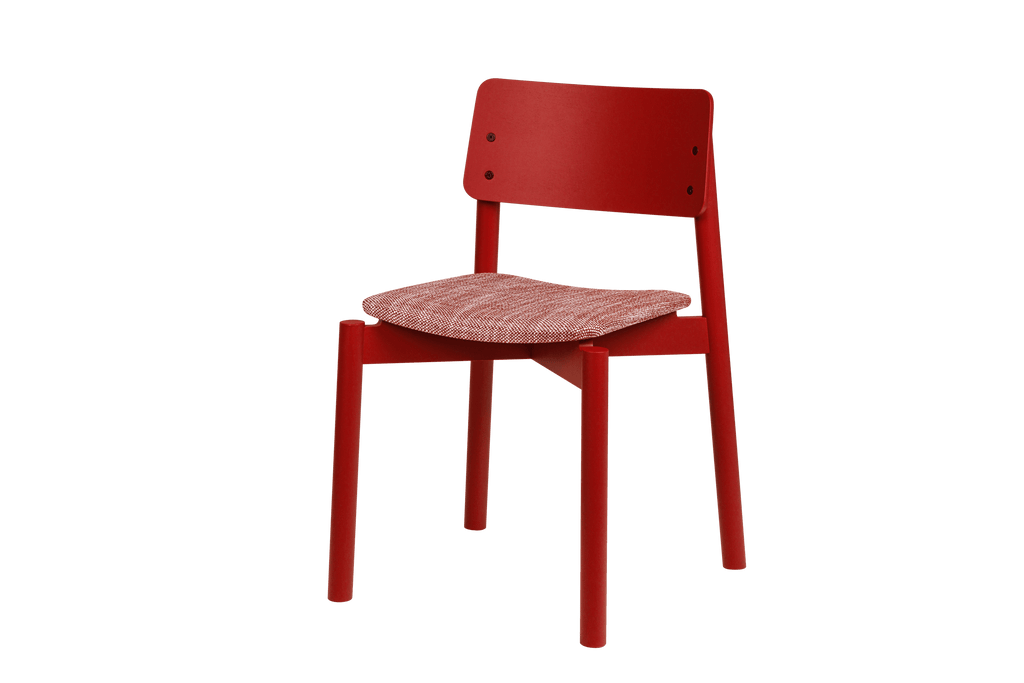 Chaise Wem Rembourrée - Maroon Red
