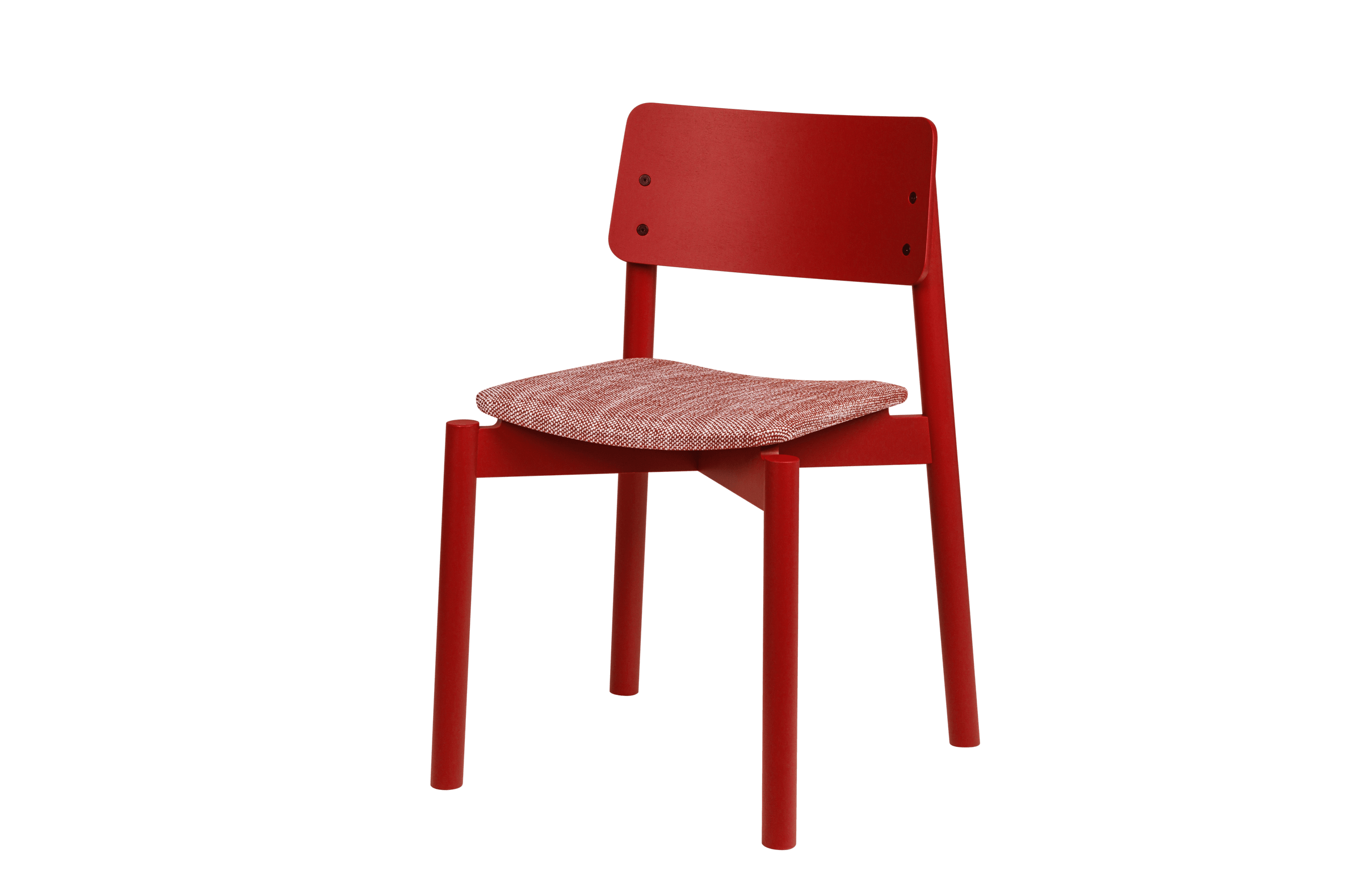 Chaise Wem Rembourrée - Maroon Red