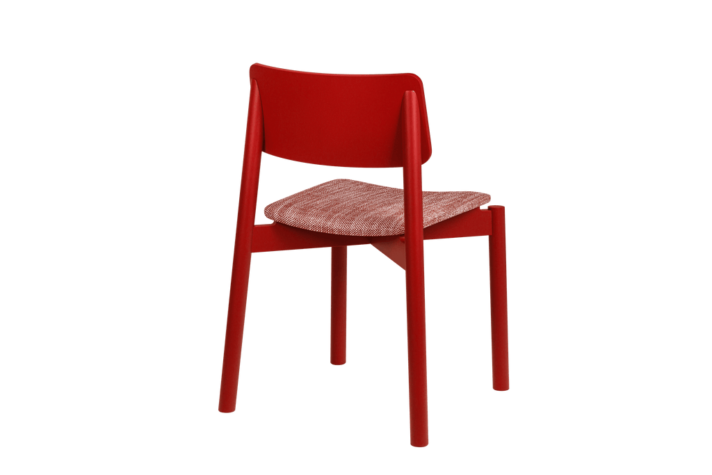 Chaise Wem Rembourrée - Maroon Red