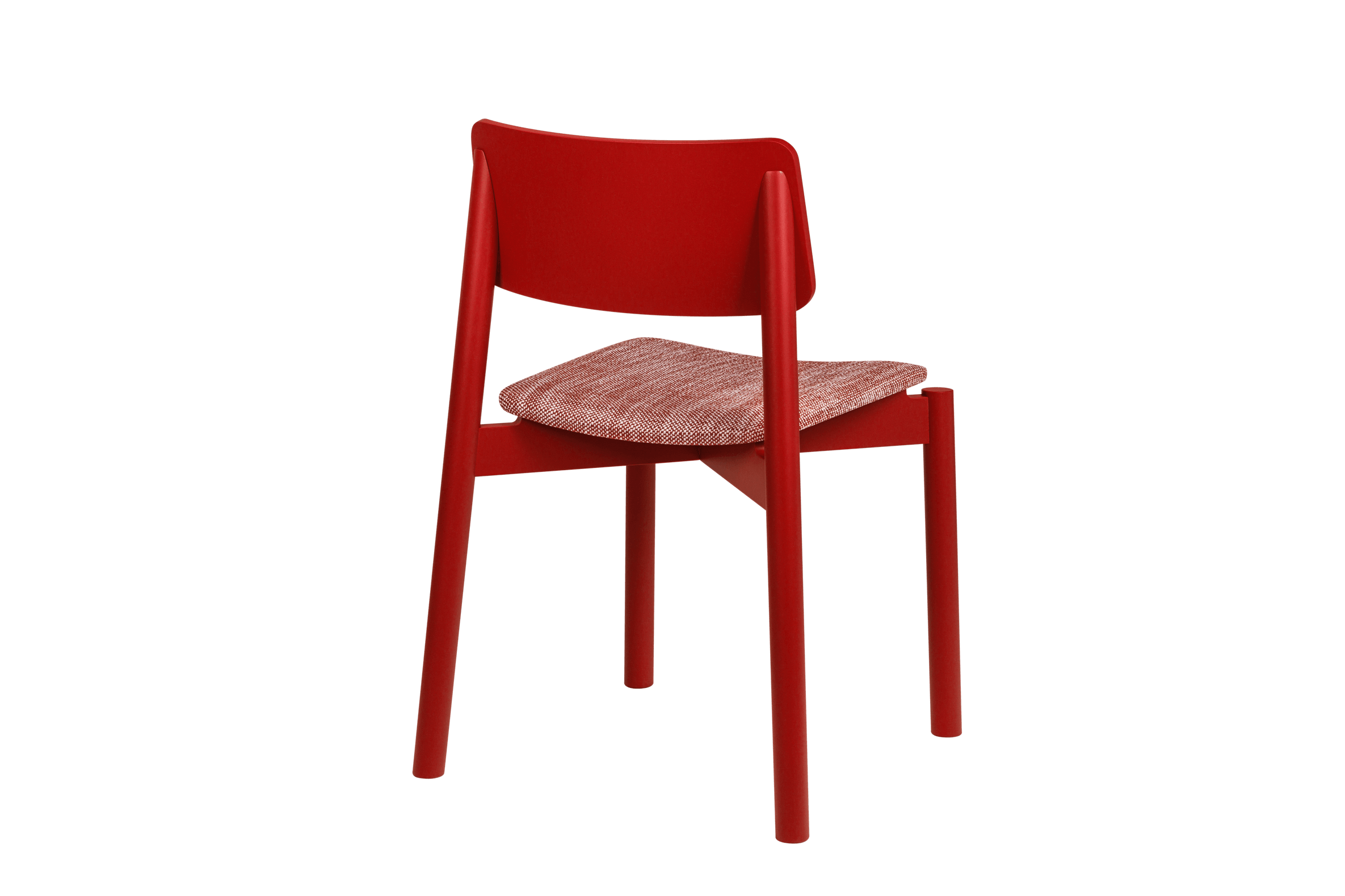 Chaise Wem Rembourrée - Maroon Red