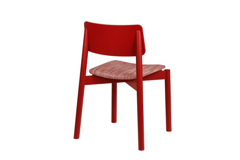 Silla tapizada Wem - Rojo