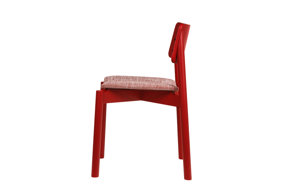 Chaise Wem Rembourrée - Maroon Red
