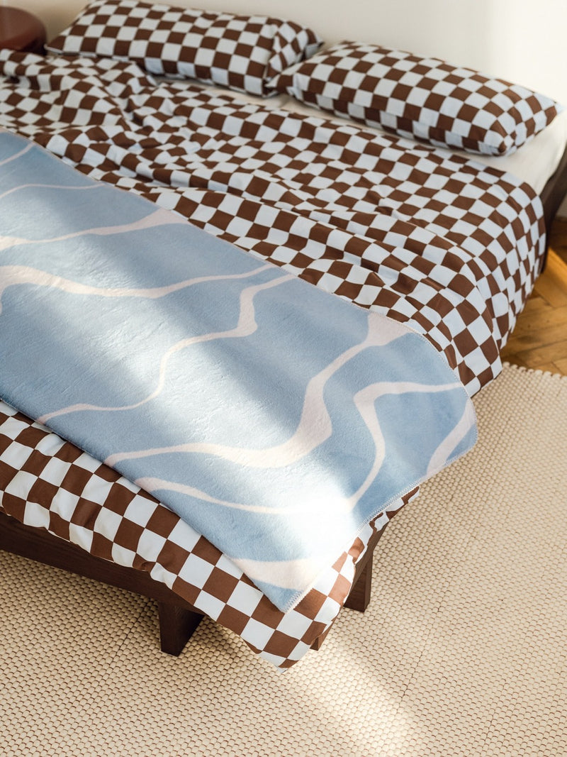 Plaid Felu - Frosty Blue