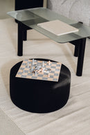 Pouf Folk - Petit - Black Tie Wool