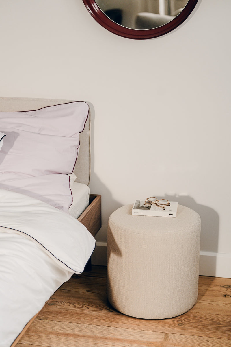 Pouf Folk - Grand - Cream Beige