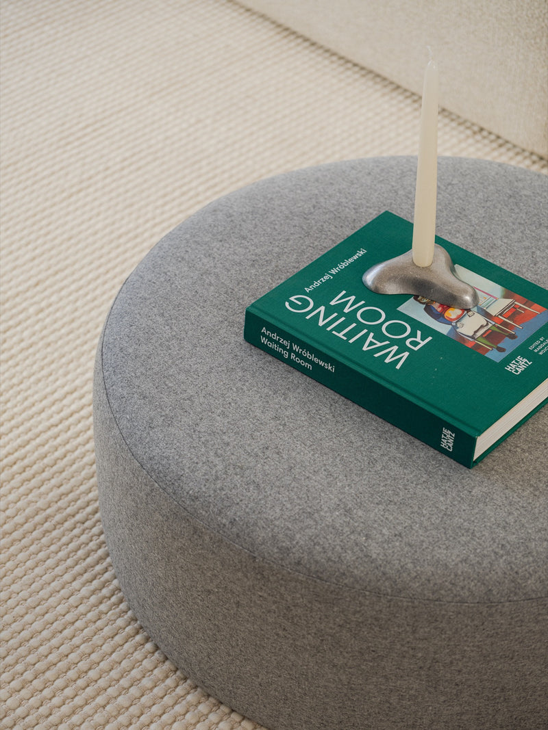 Pouf Folk - Large - Universal Grey Wool