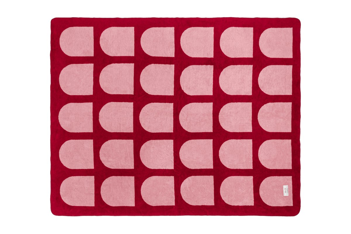 Plaid Gili - Blossom Pink/Cherry Juice