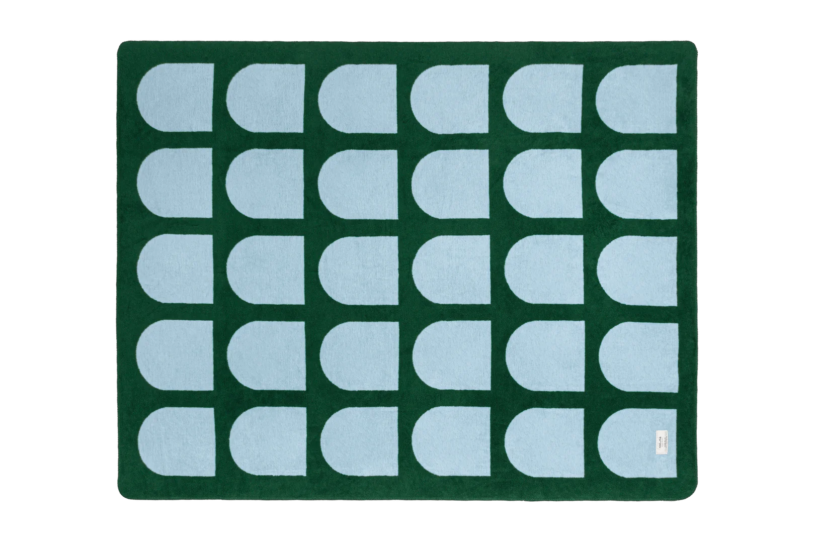 Plaid Gili - Forest Green/Baby Blue