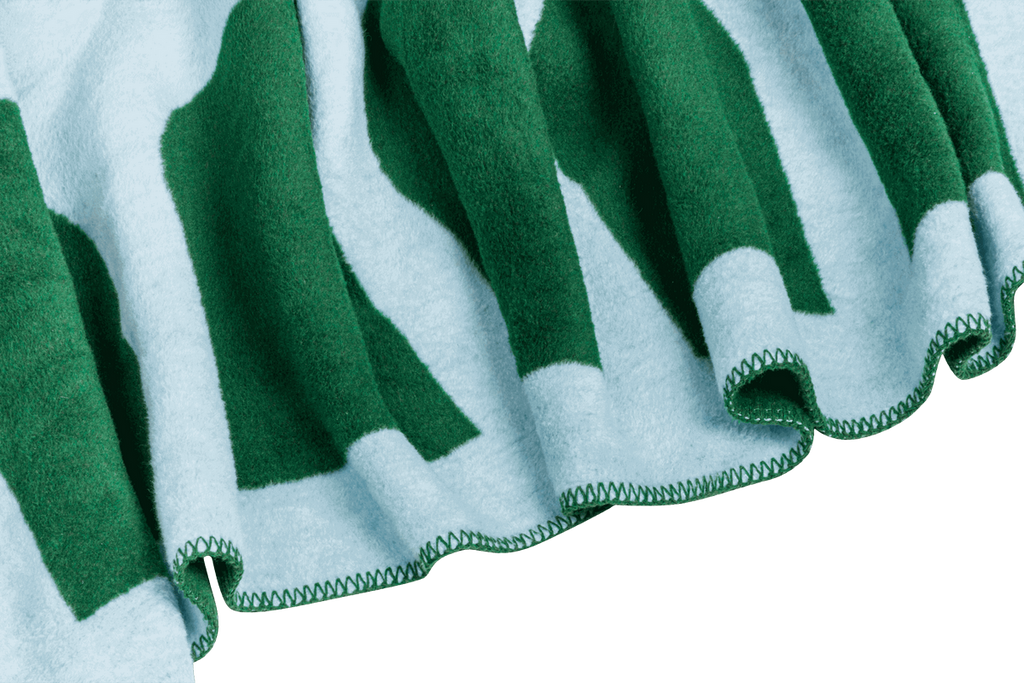 Plaid Gili - Forest Green/Baby Blue