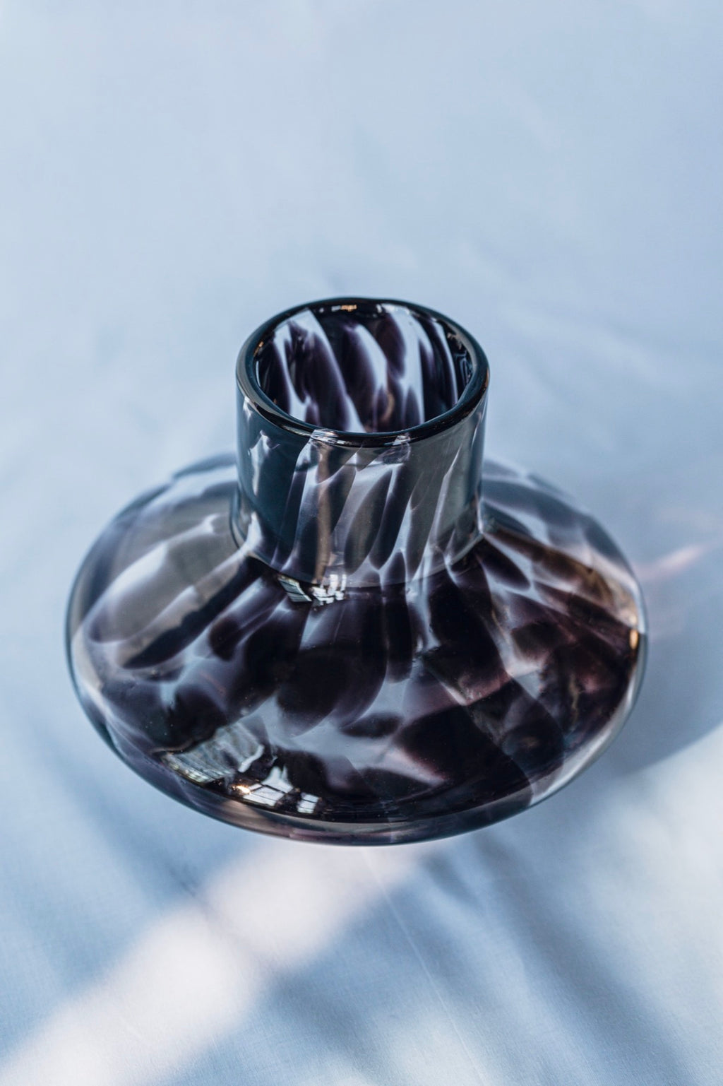 Glom - Vase - Verre - Black Spots