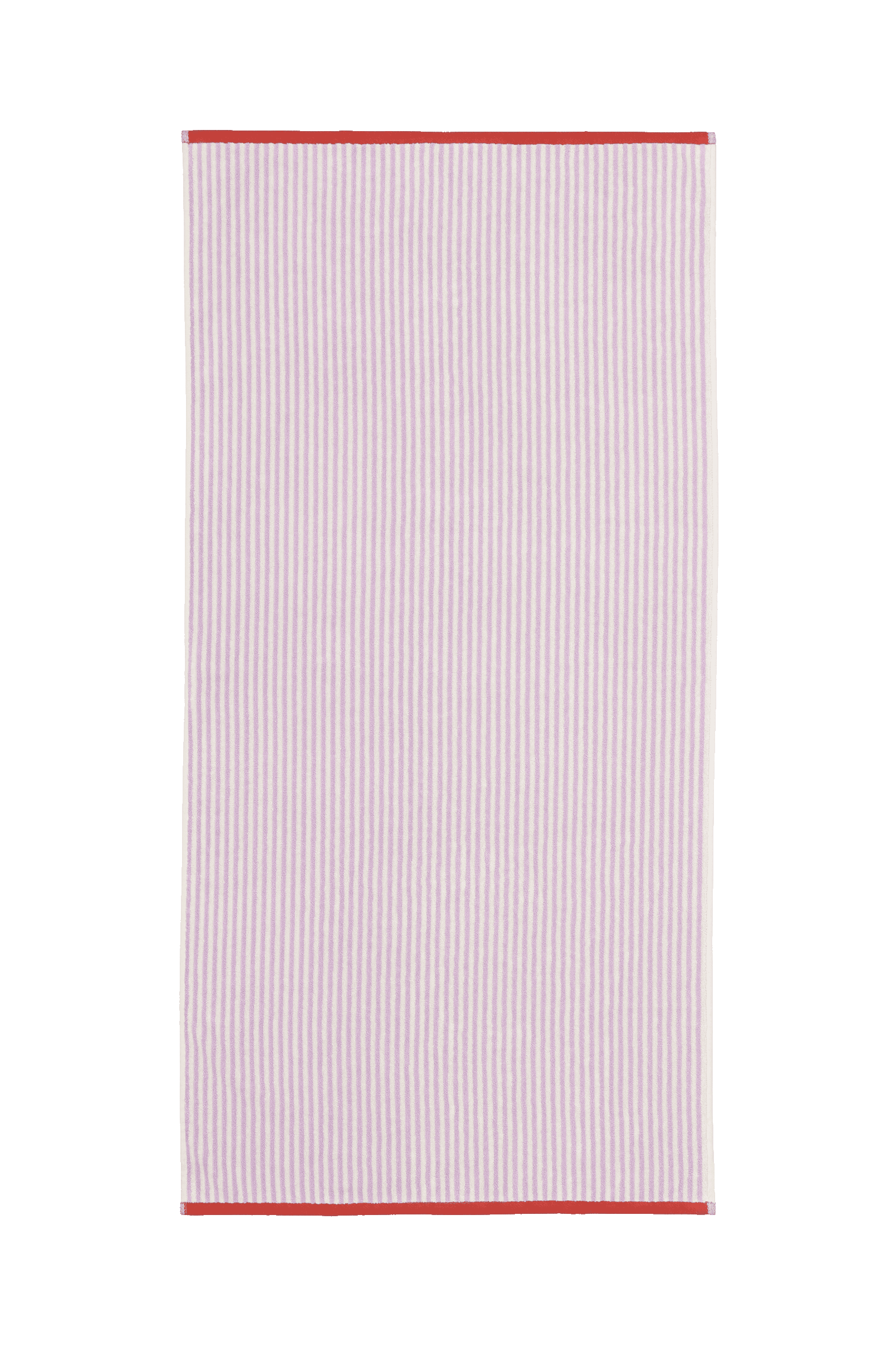Serviette De Bain Gobo - Pastel Lilac / Rayures Étroites
