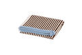 Gobo Hand Towel - Cocoa Brown/Narrow Stripes