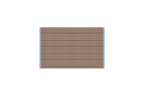 Gobo Hand Towel - Cocoa Brown/Narrow Stripes