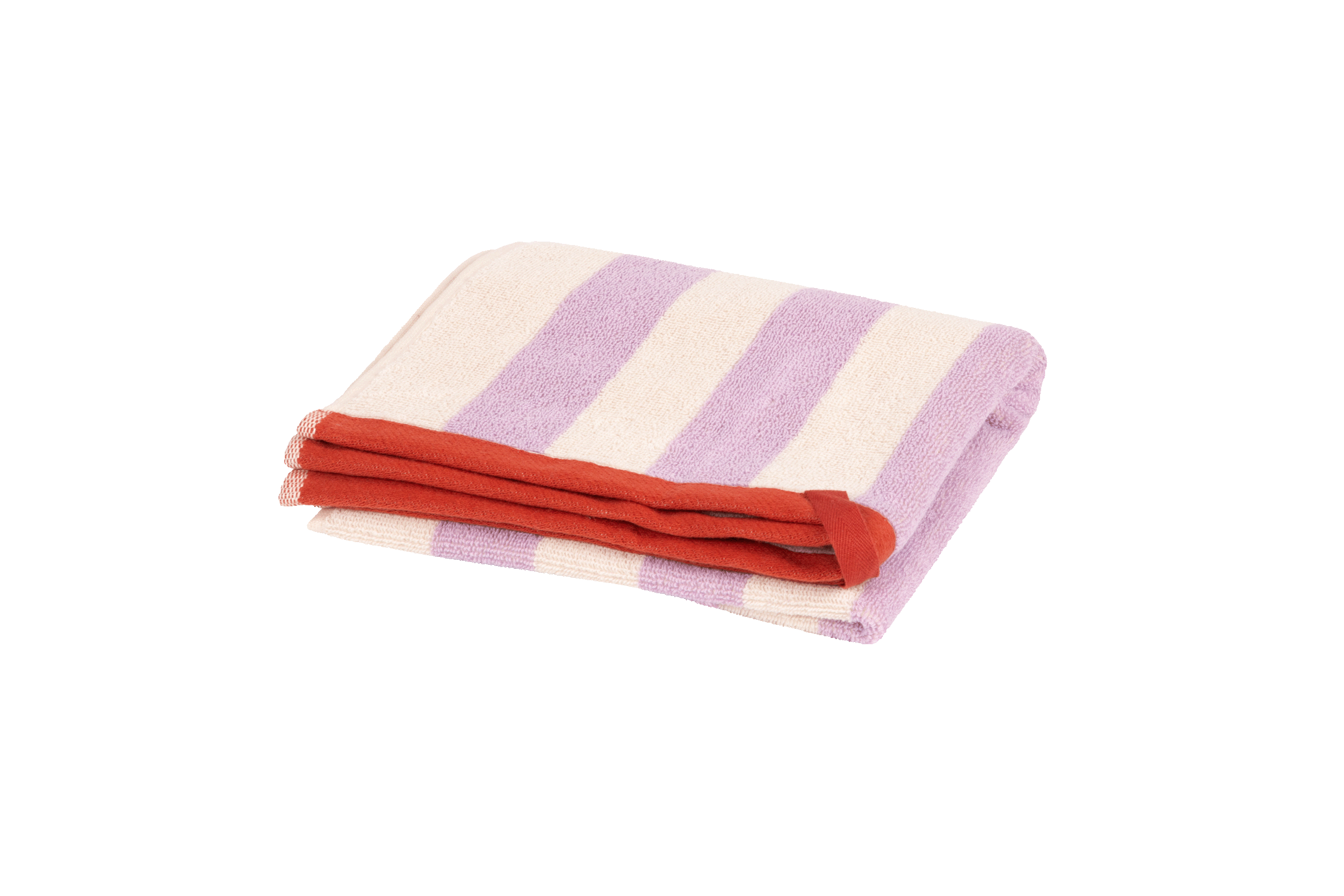 Serviette À Main Gobo - Pastel Lilac / Rayures Larges