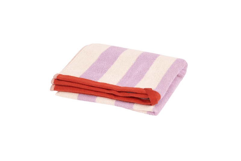 Serviette À Main Gobo - Pastel Lilac / Rayures Larges