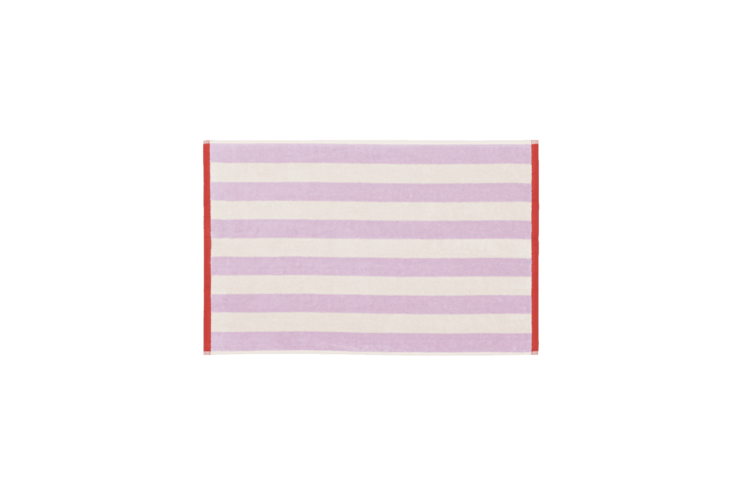 Serviette De Bain Gobo - Pastel Lilac / Rayures Larges